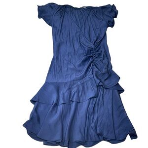 Ramy Brook wrap, ruched, ruffle dress size 0